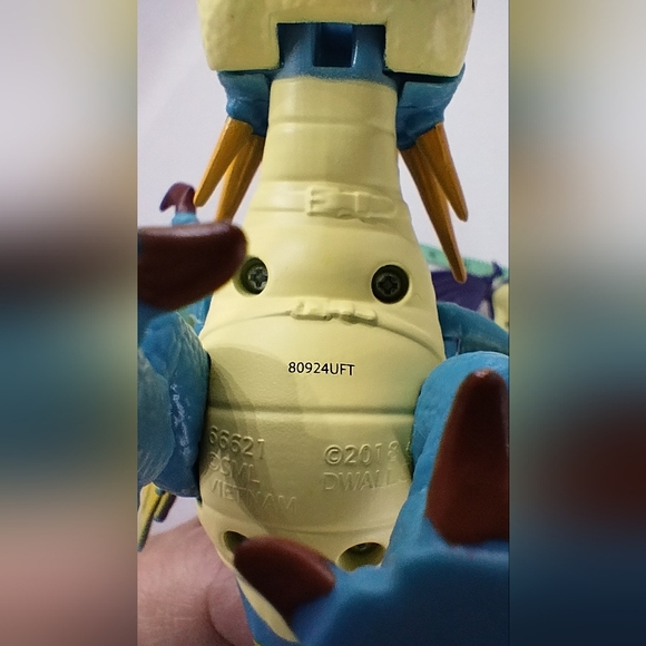 Two How to Train Your Dragon Hidden World Purple and Blue Deadly Nadder Dragons - Picture 6 of 9